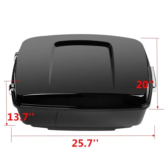 Motorcycle King Pack Trunk Backrest Rack Light Speakers For Harley Davidson Tour Pak Touring Electra Glide 2014-2024 5