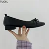 New Flats Shoes Women Spring/Autumn Low Heel Ballet Square Toe Shallow Shoe Slip On Loafer Round Toe Ballet Flat Shoes zapatos 6