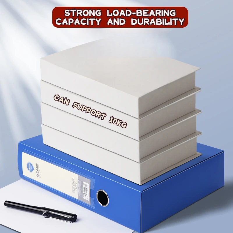 A4 Plastic File Box Large Capacity Organizer for School Supplies Stationery Office Receipts Durable Creative Gift Desk Tool Set