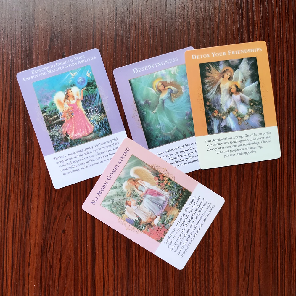 Doreen virtue Angels of Abundance Divination Oracle Cards 6