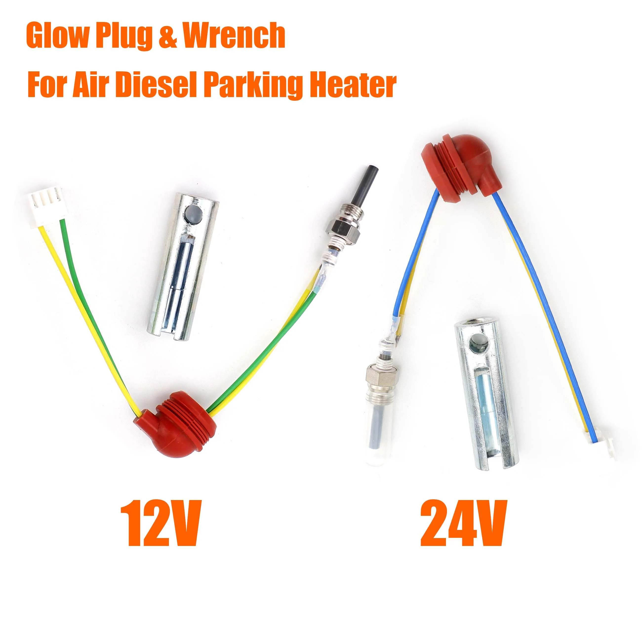 12v Car Truck Boat Air Diesel Parking Heater Ceramic Pin Glow Plug u0026 Wrench  For Eberspacher D2 D4 D4s Heaters - Heater Parts - AliExpress