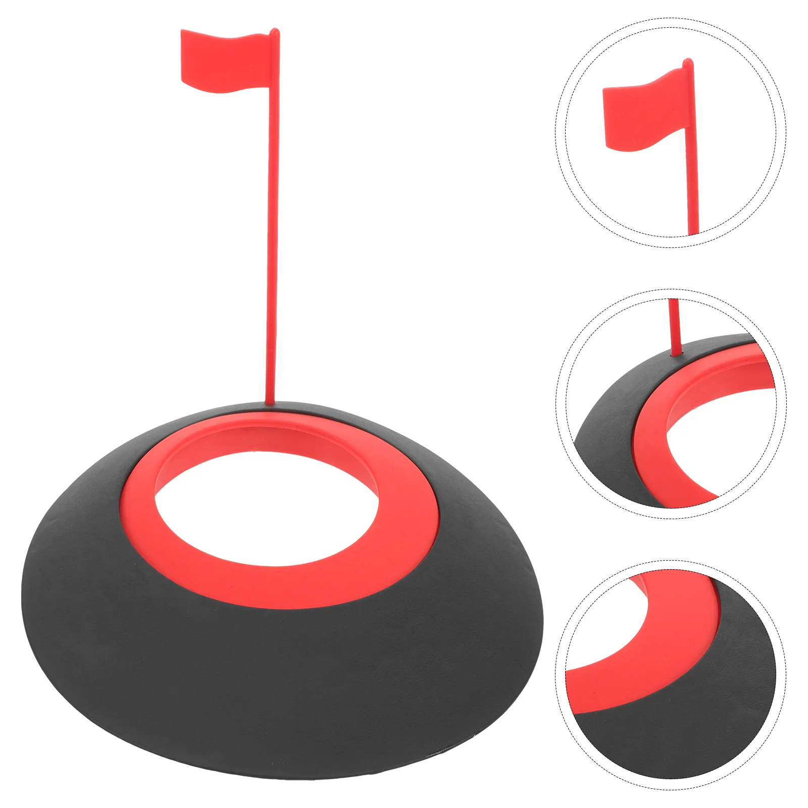 

1 комплект утолщенной кружки для игры в гольф, кружка с отверстиями для игры в гольф, аксессуары для тренировок, маленький флаг для гольфа