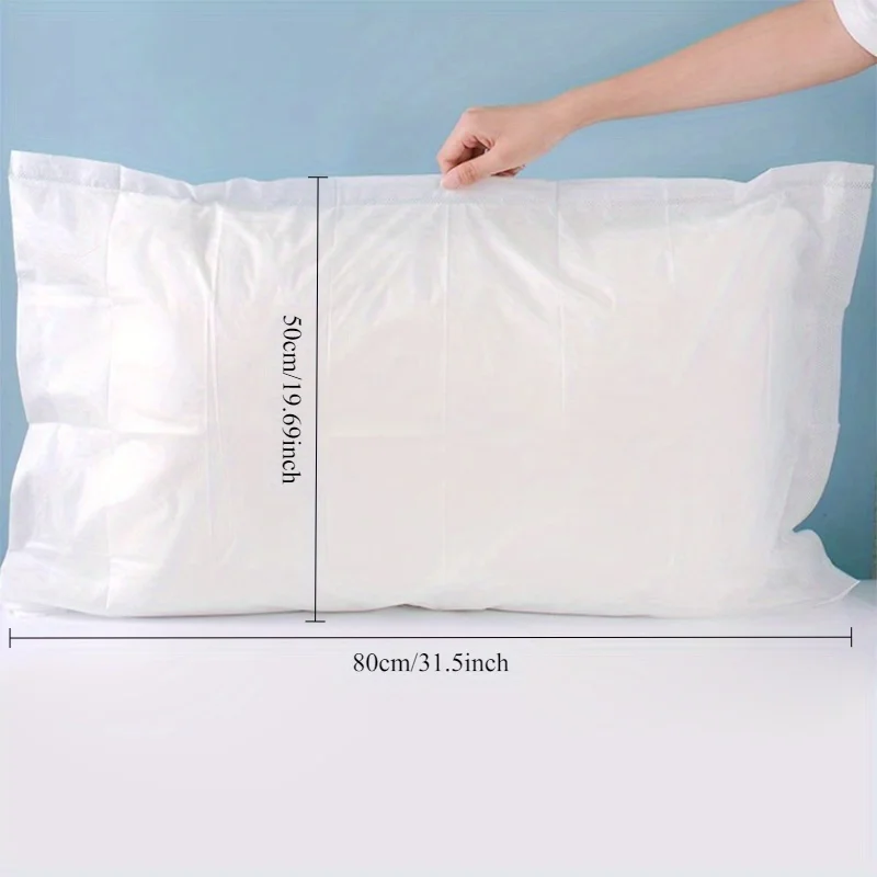 Premium Disposable Pillowcases - Thick, Breathable & Dirt-Proof for Hotels, Beauty Salons & Travel (Pillow Inserts Not Included) 3
