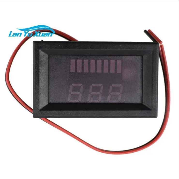

Electric vehicle voltmeter instrument display digital power meter 12v36v48v60v72V80V universal voltmeter