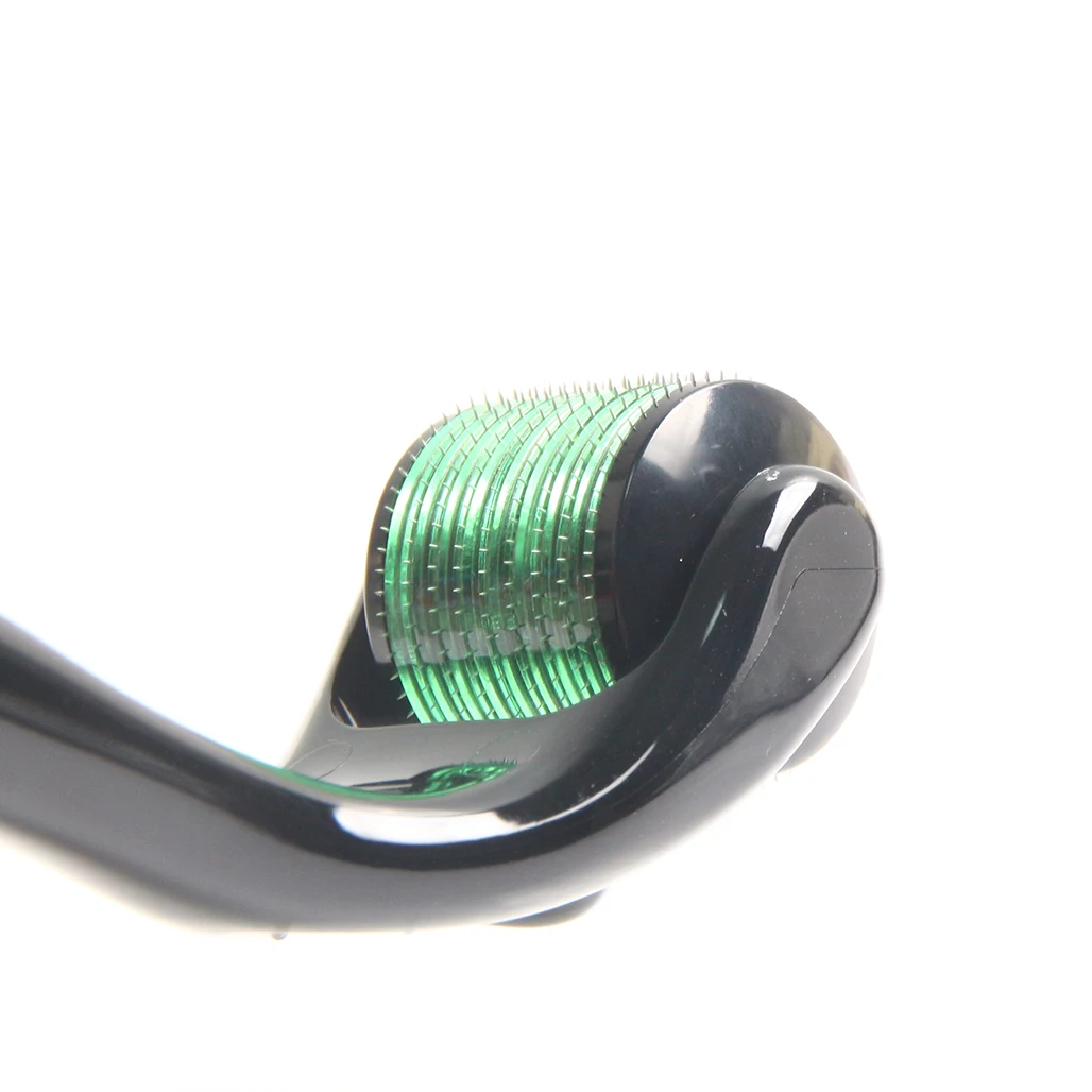 Black Green Derma Roller 540 Pin Derma Roller Microneedling for Face Beard Growth Free Storage Case 1pcs/box derma roller