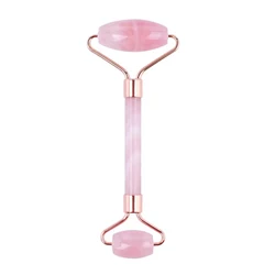Revitalizing Jade Roller & Gua Sha Spa Set for Relaxation and Facial Lifting (Pink Roller)