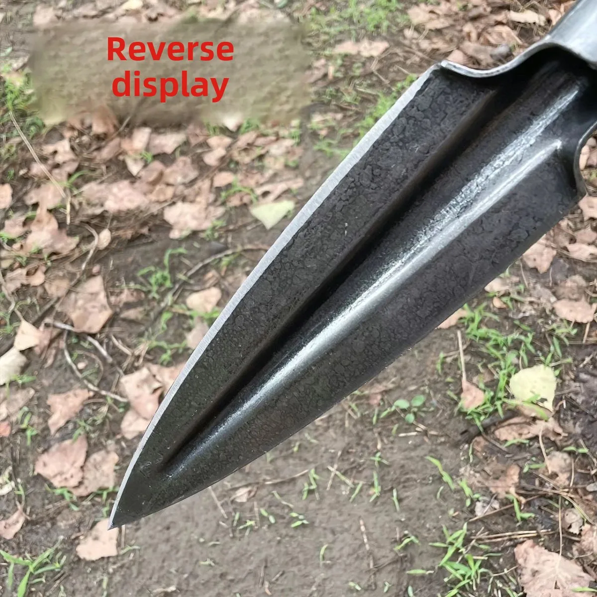 New Multi-functional Spearhead All-Steel Pointed Shovel Outdoor Mountain Spear Head Manganese Steel Wild Boar camping tools