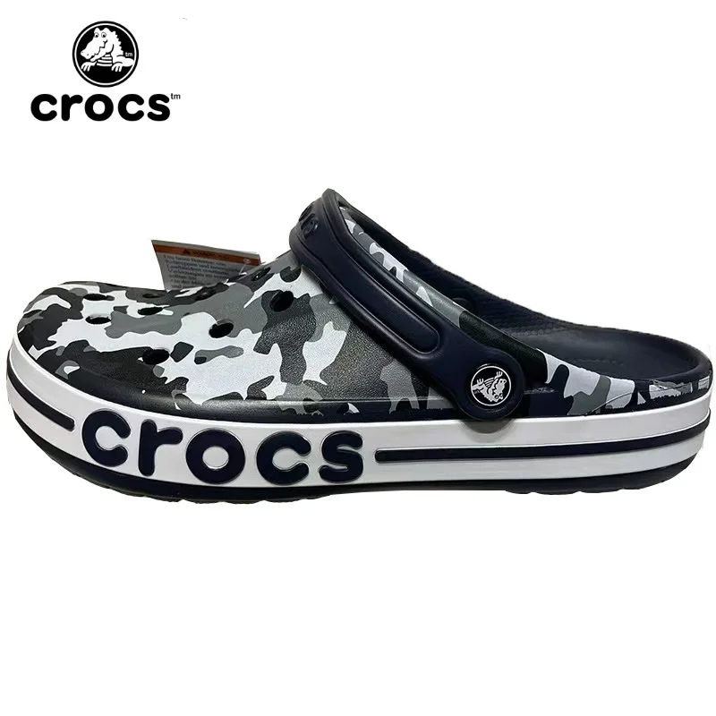 Closed Toe Sandals Crocs Camouflage Classic Clog Men's Women's Casual Unisex Outdoor Breathable Beach
