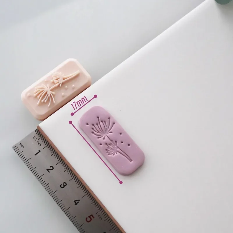 Clay Cutter Flower Plant Leaves Stamps Polymer Clay Molds Pottery Ceramic Embossed Jewelry Earring Making Tools