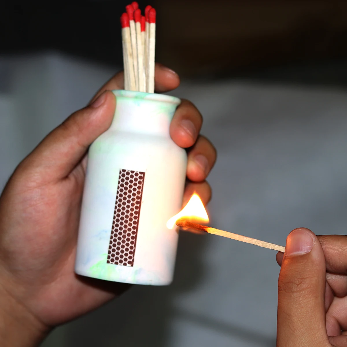 Match Striker Matchstick Striker Adhesive Matches Flame Paper Stickers Craft DIY Scented Candle Accessories match striker