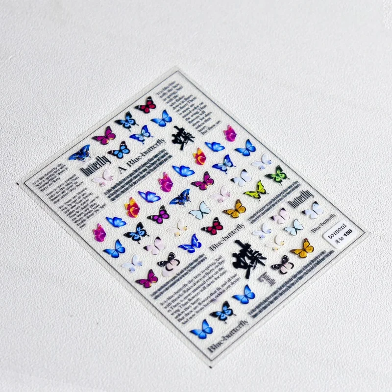

[Meow.Sensei] 2020 New Japanese Style Nail Beauty Stickers Nail Stickers Pro Extremely Thin Series Butterfly Flowers