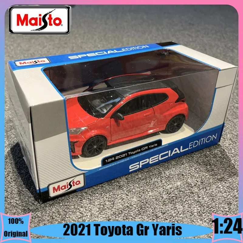 

2021 Maisto 1:24 пикап Toyota Gr Yaris модель под давлением модифицированная версия из сплава Роскошные автомобильные игрушки коллекционный подарок