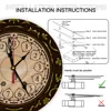 13th Hour Modern Simple and Wall Hung Clock for Study Bedroom Living Room Bathroom 6