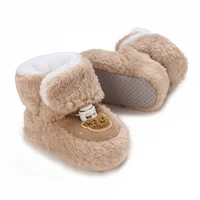 Winter Snow Baby Boots Cute Bear Warm Booties For Kids Soft Infant Newborn Toddler Baby Girls Boys Shoes Preschool Walking Shoes 5