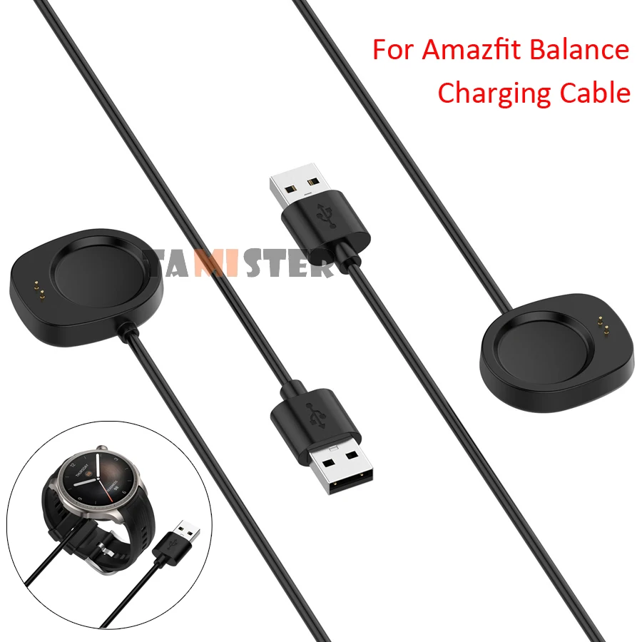 

For Amazfit Balance Charging Cable Magnetic USB Charger Cord Adapter Wire Power Dock For Huawei Amazfit Balance Watch Accessorie