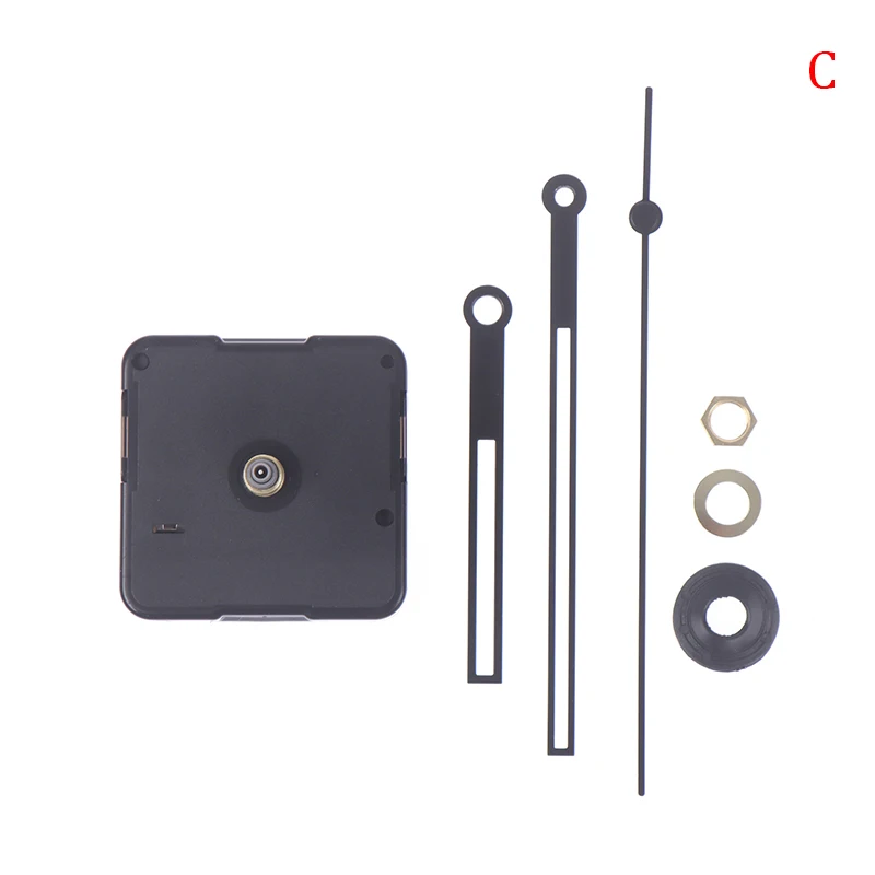 1 Set Hanging DIY Quartz Watch Silent Wall Clock Movement Quartz Repair Movement Clock Mechanism Parts With Needles 