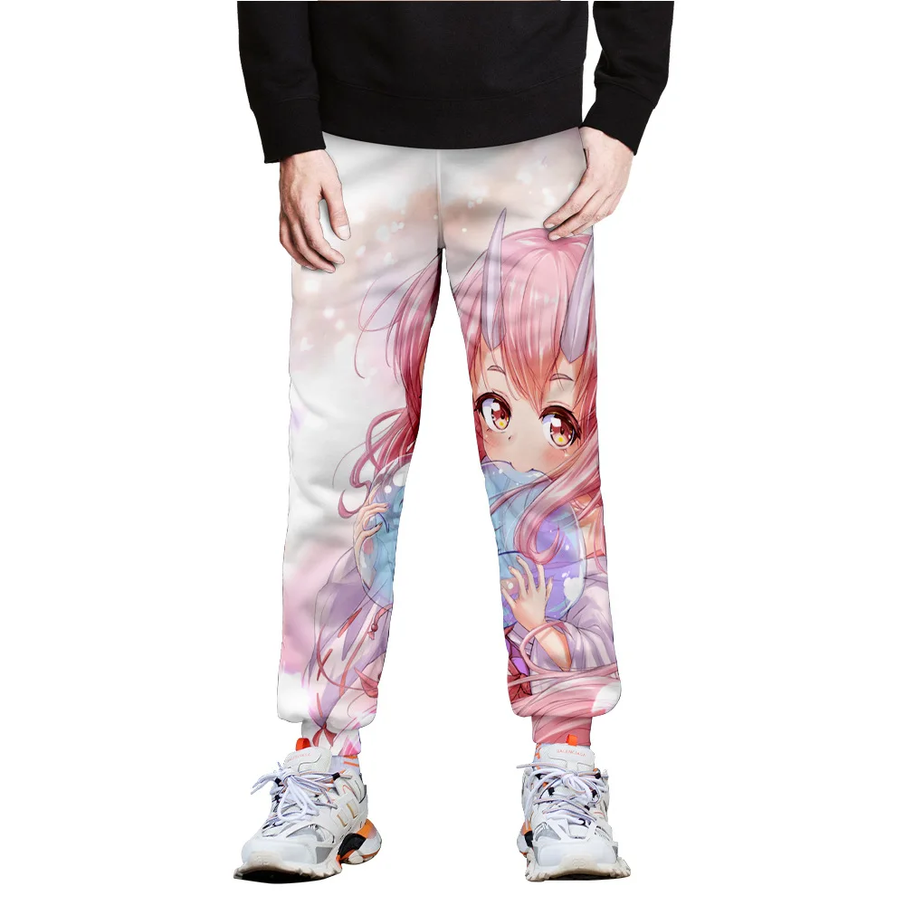 Pink Anime Jogger Pants Anime Bocchi The Rock 3D Joggers Pants Men