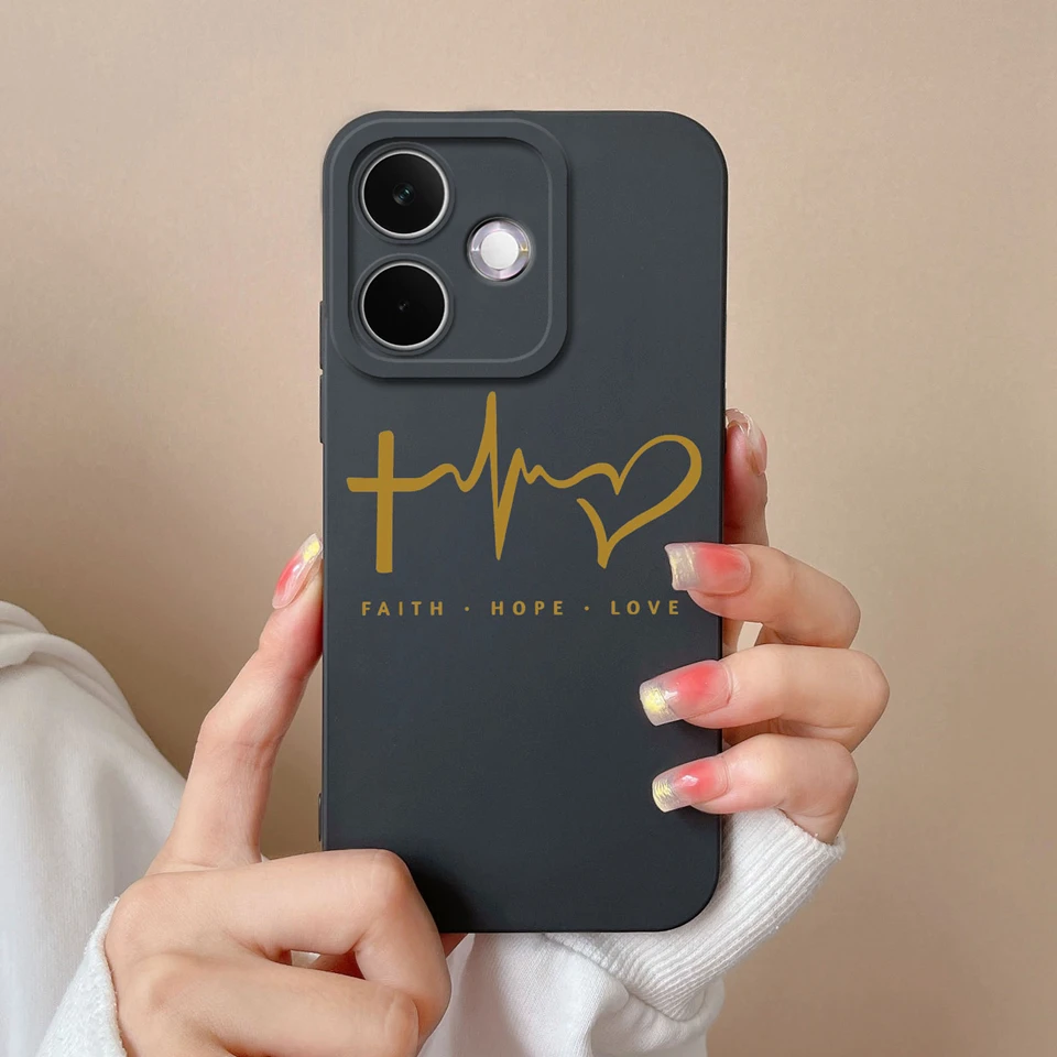 Colorful Love Heart Camera Protection Antifouling Soft Phone Case Cover