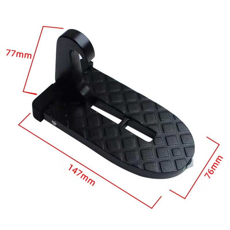 Car Footrest Foldable Car Door Roof Rack Step Latch Hook Auxiliary Foot