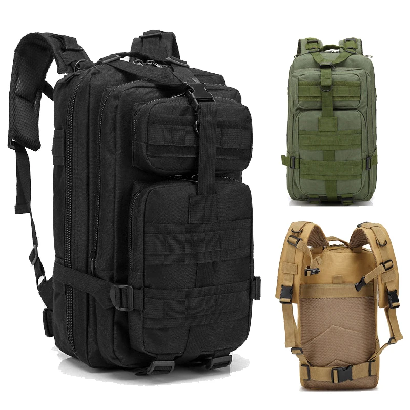 Men's Waterproof Outdoor Sports Multi functional Bag Tactical Backpack Men's Travel Large Capacity Backpack 1