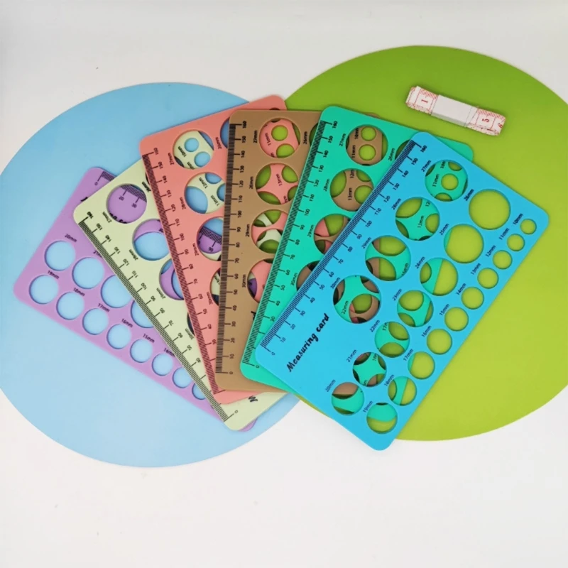 Silicone Nipple Ruler Breast Pump Flange Sizing Tool Breast Pump Accessories Flange Measuring Tool Skin Friendly Ruler 2