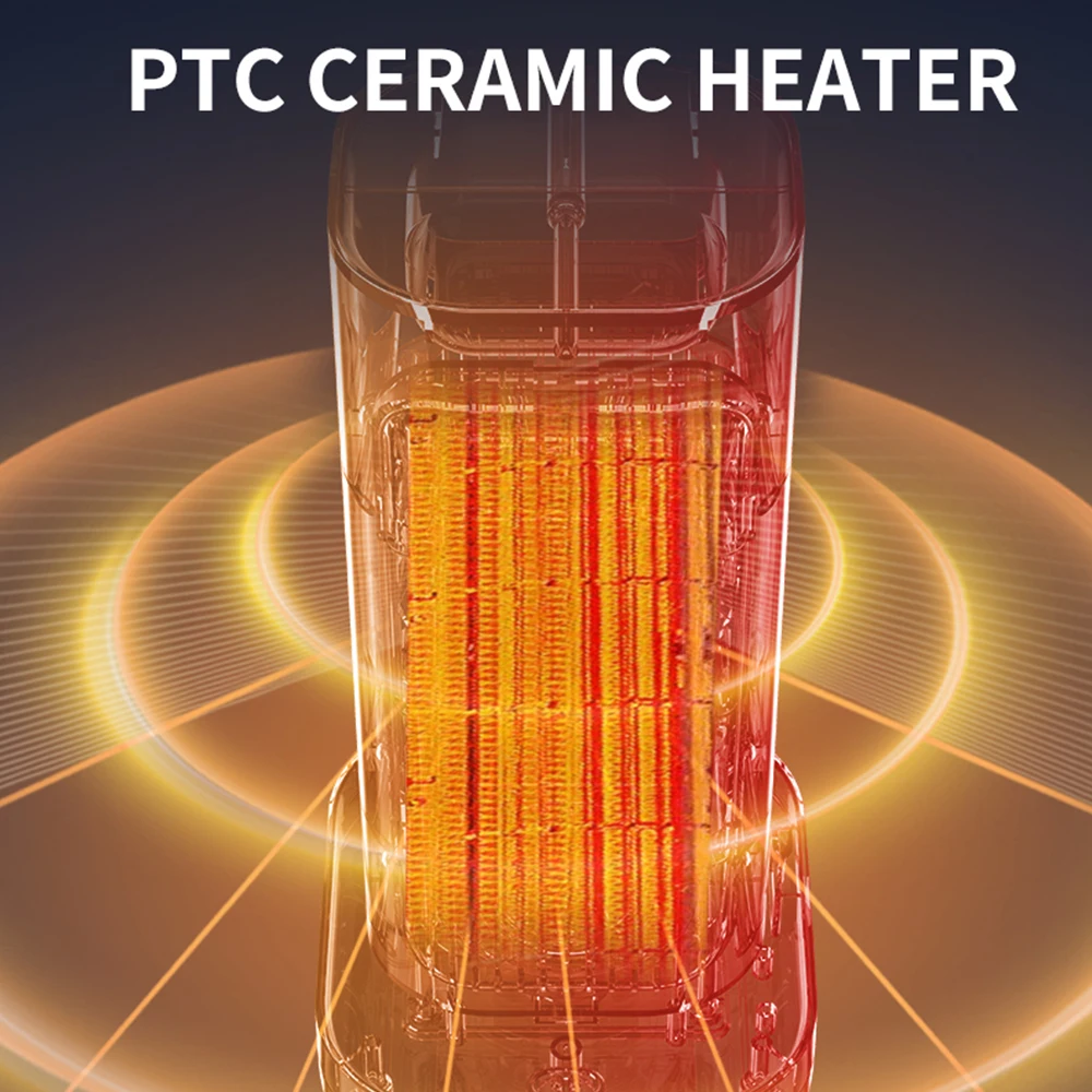 Portable PTC Fast Heating Fan Electric Heater Fan For Home Room 2 Gears Mute Winter Heater Hot Air Blower Hand Foot Warmer 3