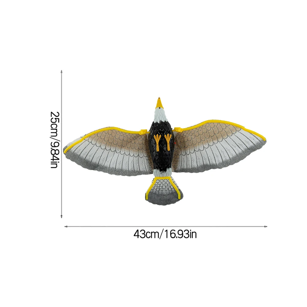 Bird Repellent Hanging Eagle Flying Bird Hawk Scarer Deterrent Hunting Garden Decoy Repellent Pest Protect Plants Garden Decor - 4