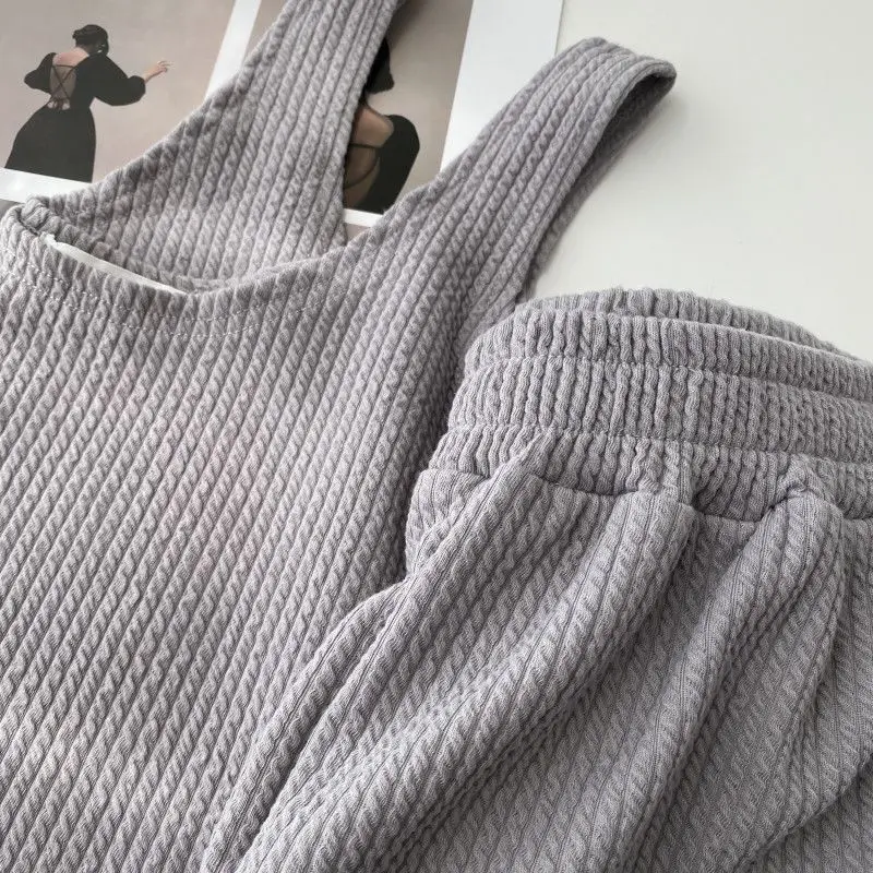 Women Pajamas Summer Home Clothes 2 Piece Set