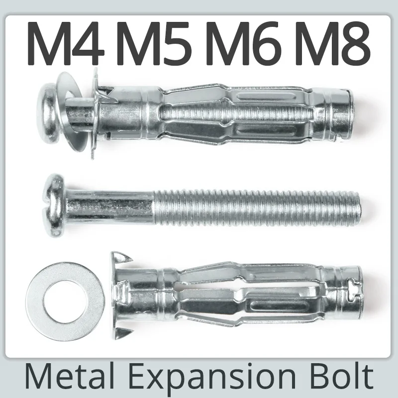 M4 M5 M6 M8 Gypsum Board Drywall Anchor Plasterboard Wall Ceiling Expansion Bolt Aircraft Tube Pipe Fix Hollow Plugs Metal Screw drywall anchor kit drywall anchor hollow wall anchor set expansion bolt set expansion plugs