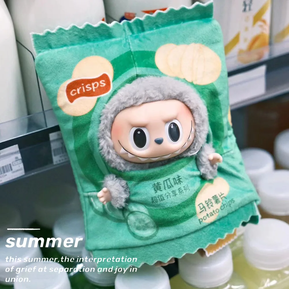 thumbnail image 1 of Labubu Clothes 15cm Pendant Macaron Only Cloth Time To Chill Filled Doll Accessories Cos Gift Doll Pure Cloth No Doll Decor Toy, 1 of 5
