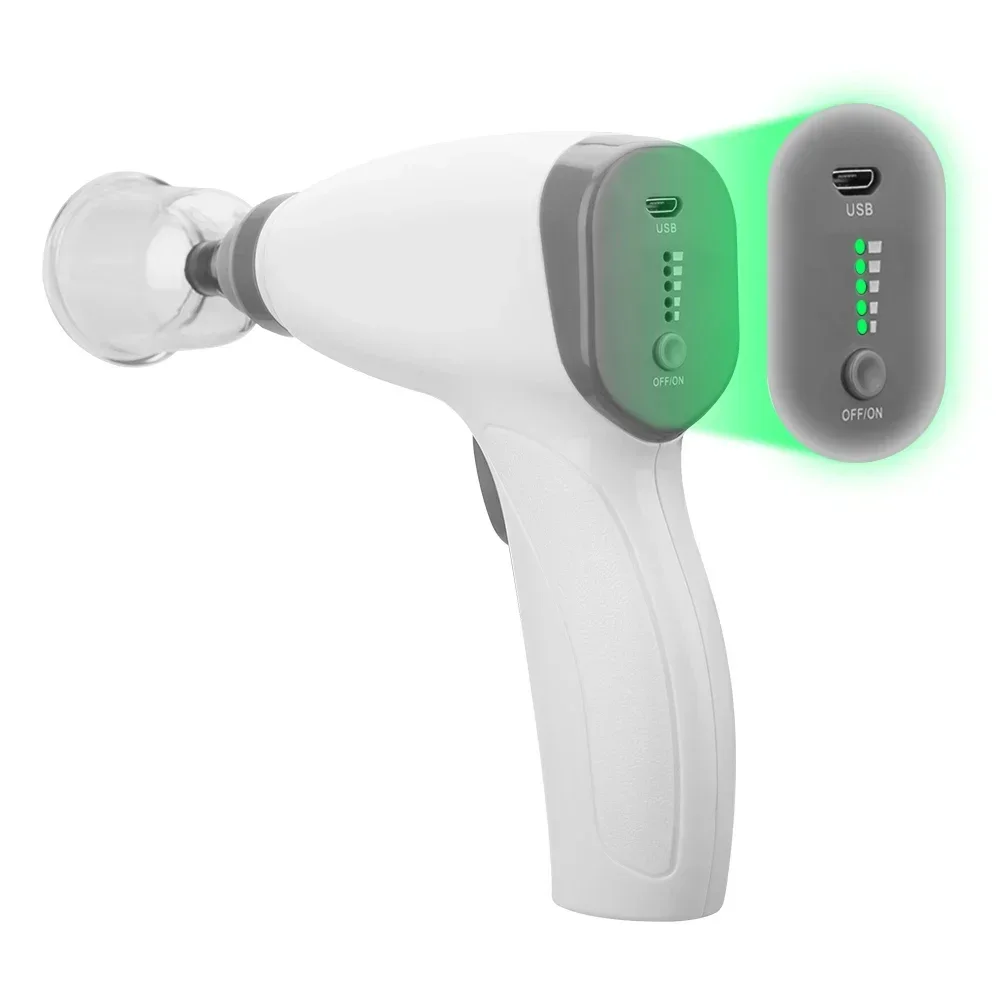 

Electric Vacuum Cupping Set Rechargeable Scraping Cupping Cans Adjustable Magnetic Suction Cupping Guasha Suction Massager