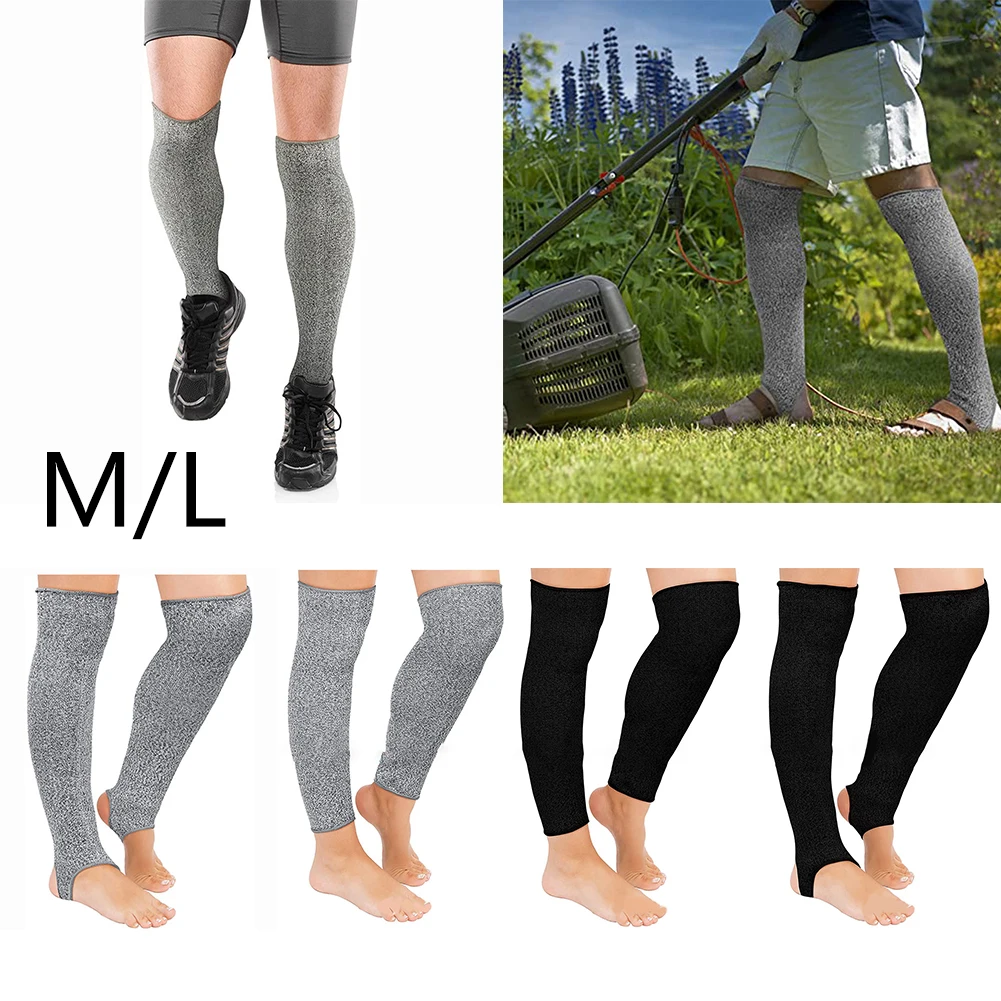 Level 5 HPPE Cut-Resistant Gaiters 2pcs Provide Protection Legs For Welding Lawn Mowing Guard Safety Gardening Activities