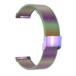 Premium Milanese Stainless Steel Metal Watch Band Strap - Galaxy Watch 6 40mm (Colorful)