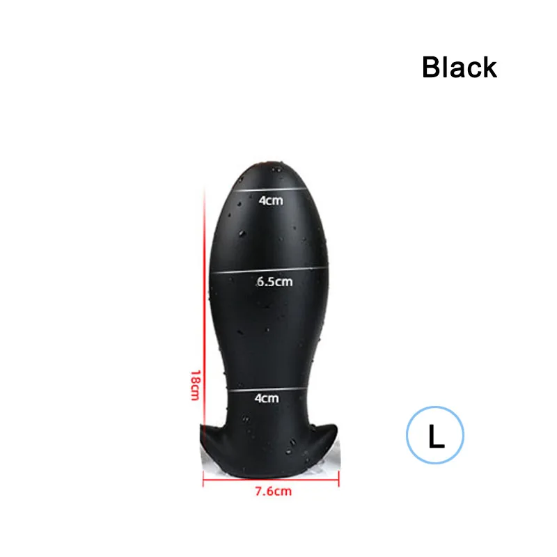 Wearable Soft Comfortable Unisex Large Dragon Egg Anal Plug