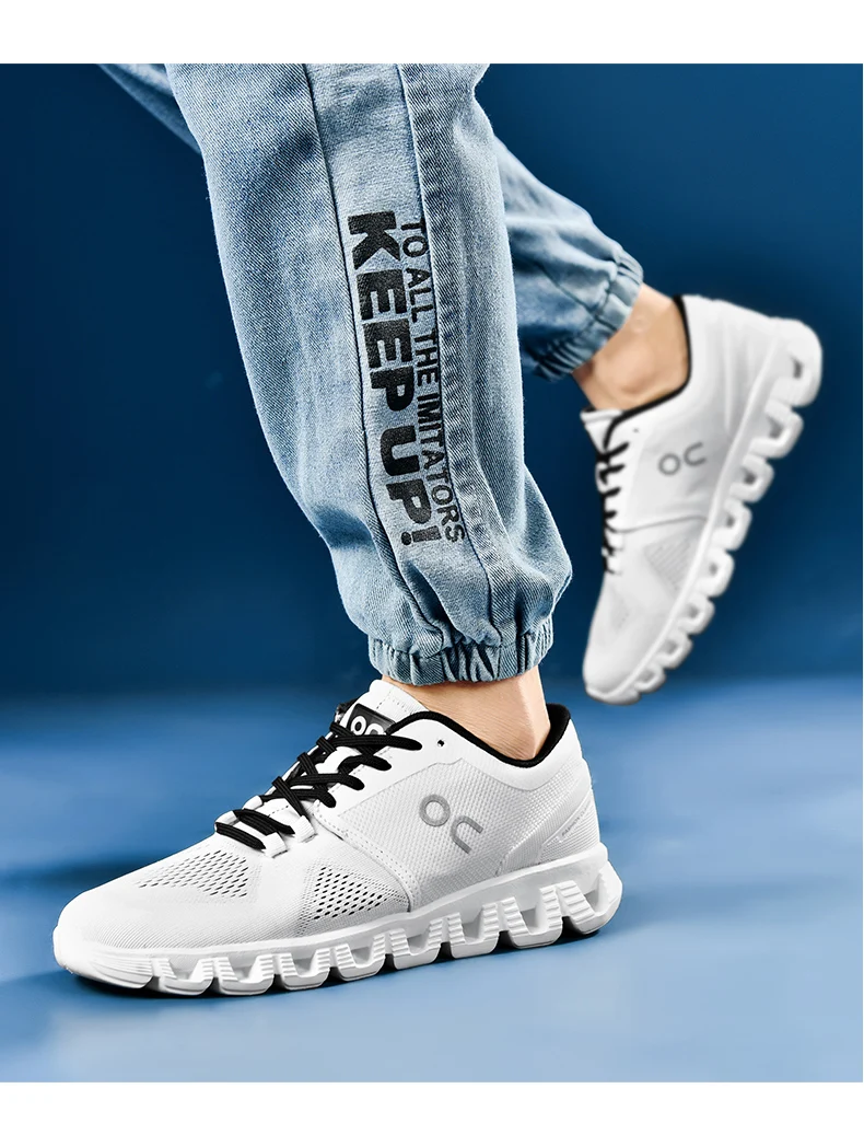 Men's Breathable Casual Sneakers Air Mesh Running Shoes Lightweight Summer Outdoor Sports Zapatillas for Male Large Size 39-46