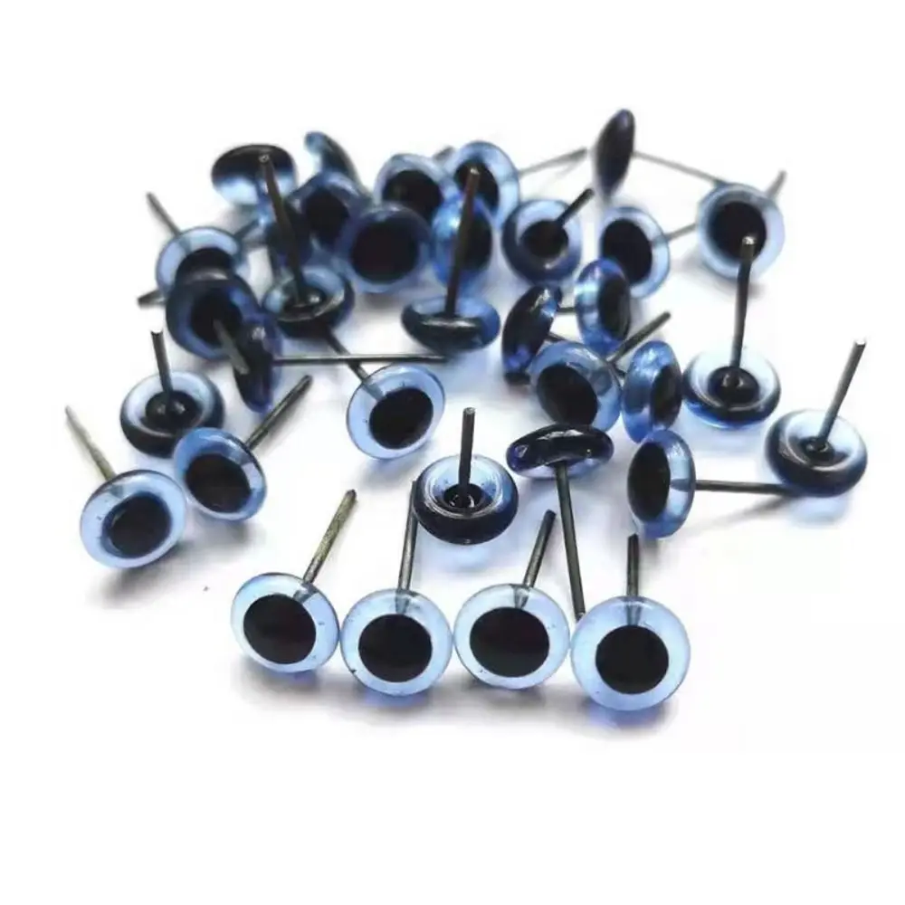 100PCS Creative 3-12mm Dolls Glass Eyes Glass Needle Felting Eyes DIY Accessories Safety Eye
