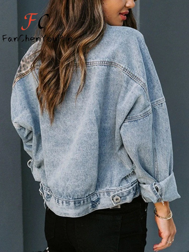 2024 Spring New Womens Jackets Fashion Vintage Loose Embroidery Beading Exquisite Short Denim Top Elegant Floral Coats Female 6