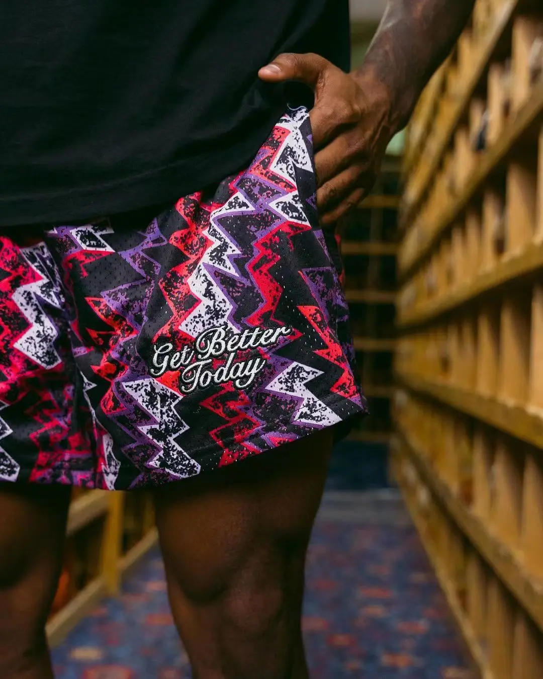 2023 Get Better Today Sports Shorts Men Women Classic GYM Running Shorts Male Bodybuilding Mesh Basketball Shorts Men's Clothing 4
