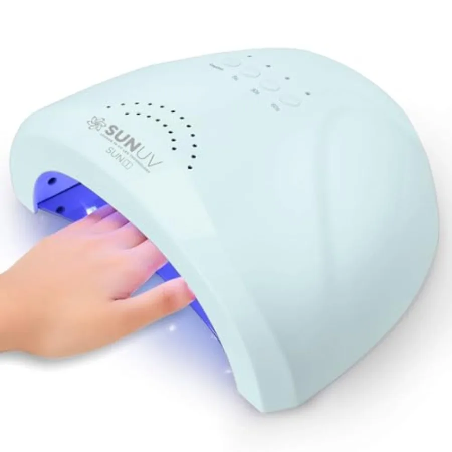Nail Dryer UV Light for Gel Nail Polish Professional UV LED Lamp with 3 Timer Settings Art Tools Auto Sensor SUNone Blue