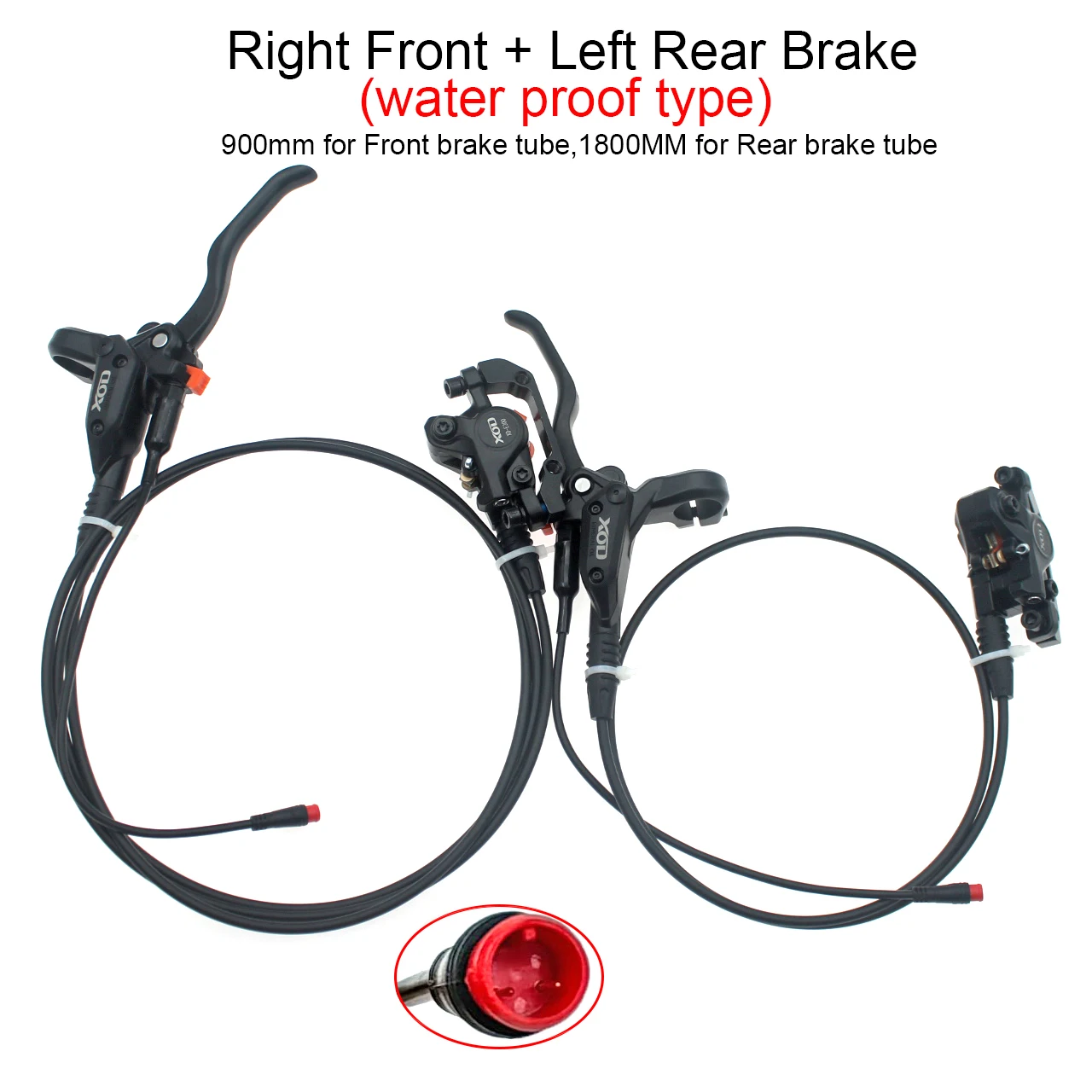 Mountain Bicycle Disc Brake XOD E-Bike Electric Folding MTB Hydraulic Power Off Driving Oil Caliper Part