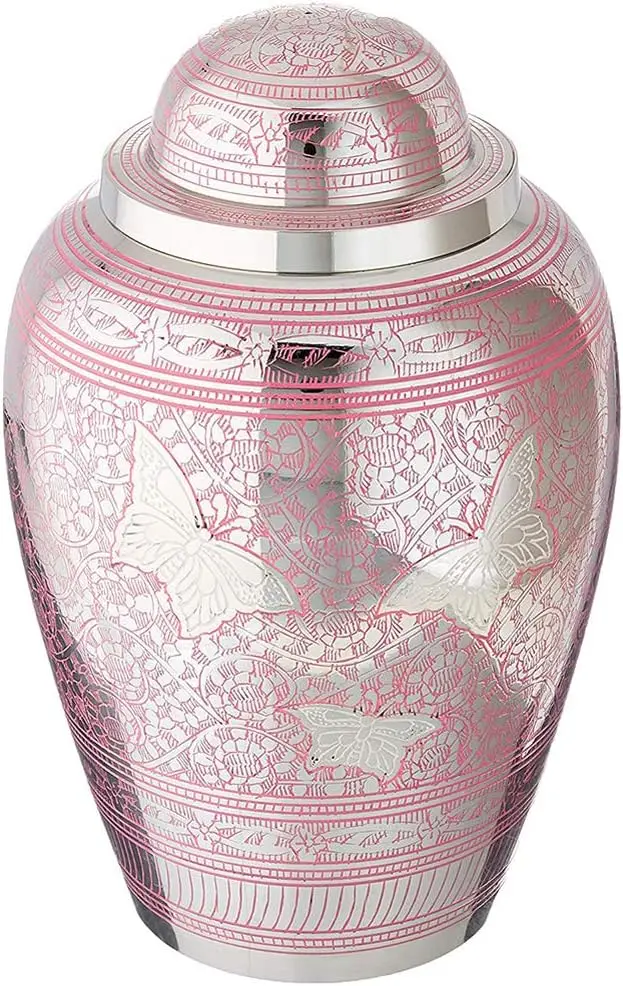 

Urns, Cremation Urns for Human Ashes - Display at Home or in at Columbarium - Hand Engraved Urns for Ashes Adult for Female &am