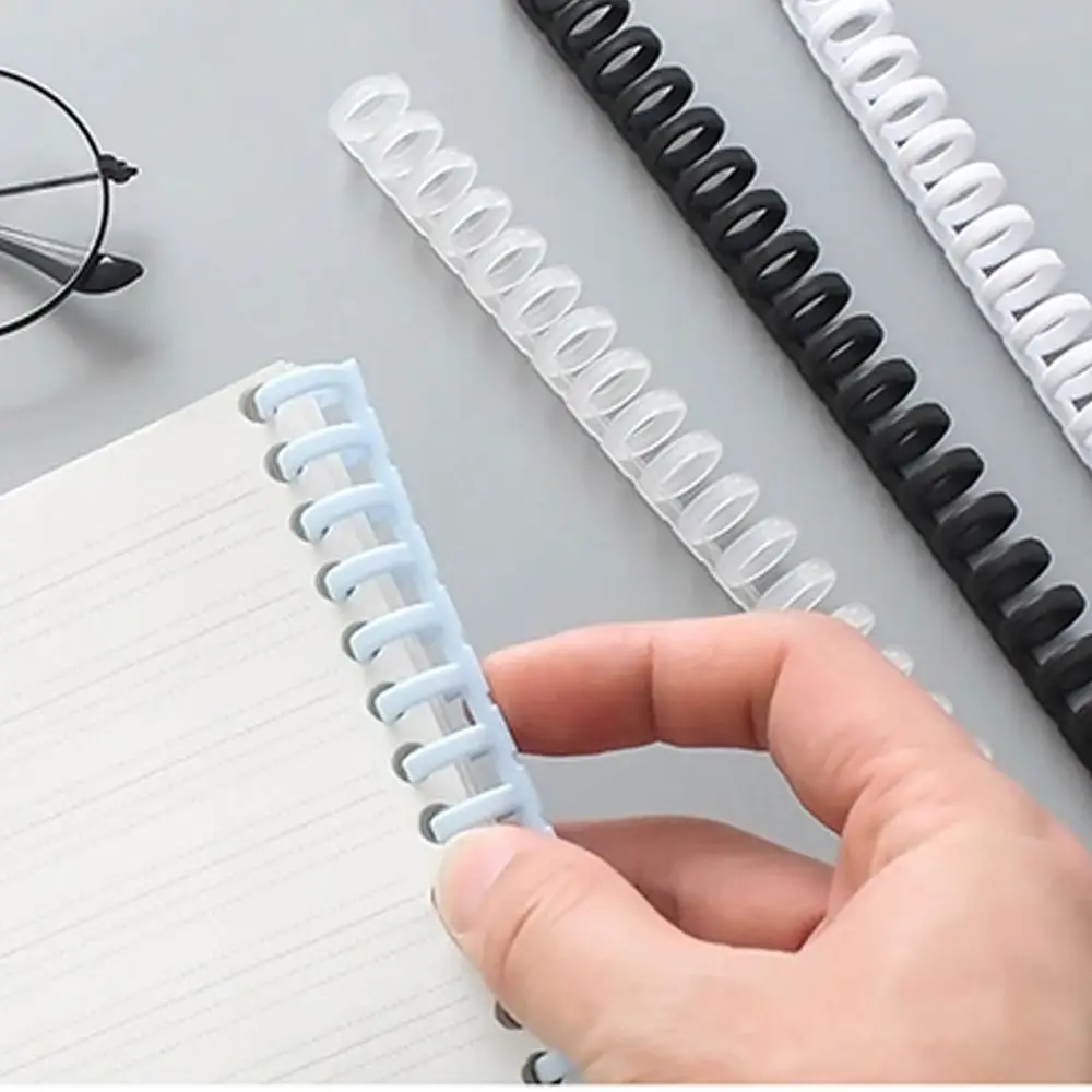 콤스 앨범 바인더 노트북 용품 30홀 원형 링 스크랩북 바인더 A4 노트북 바인딩 클립 루즈리프 종이책