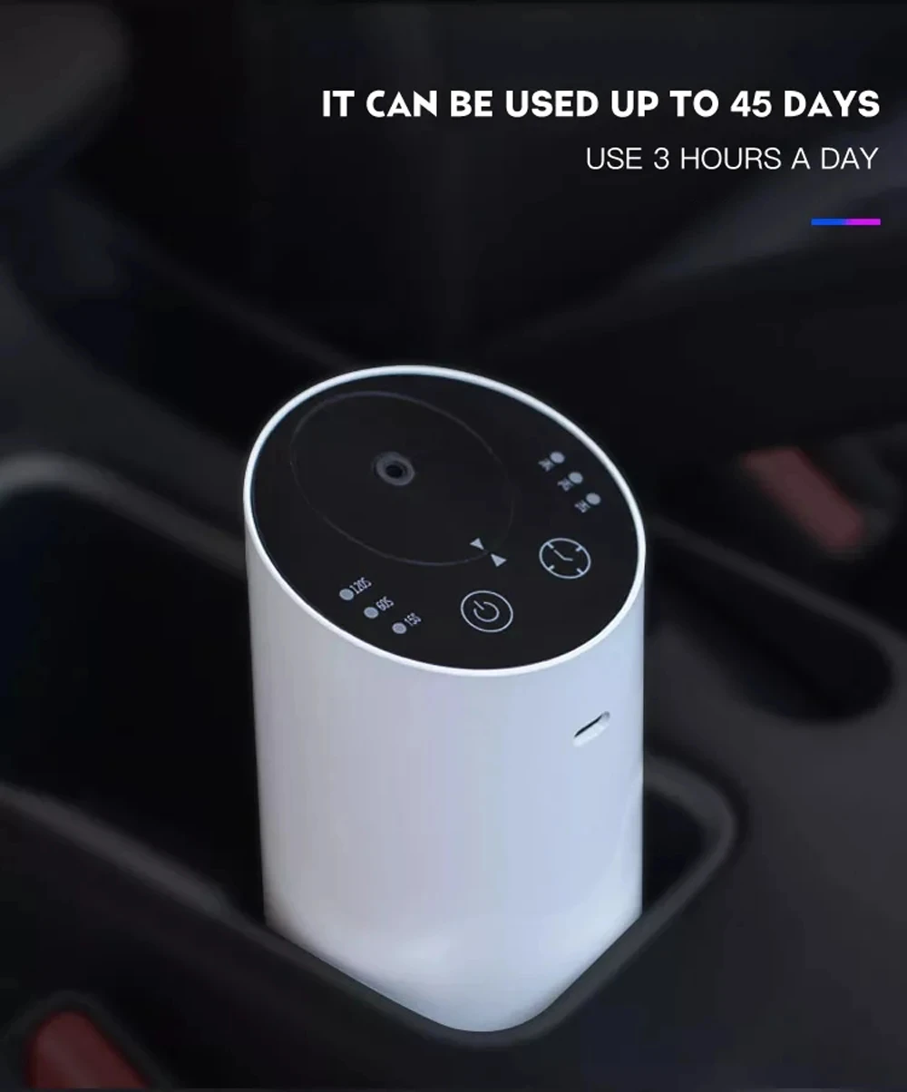 Waterless car scent diffuser nebulizer