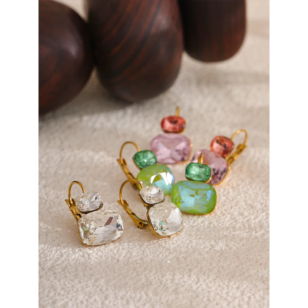 Yhpup Earrings French Hoops Women