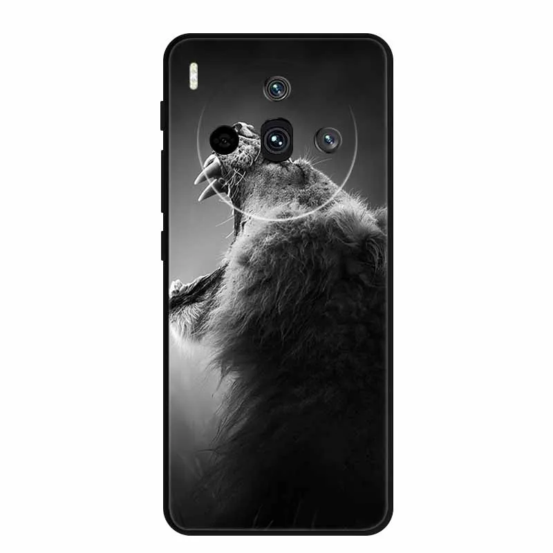 Sleek Black Silicone Fashion Phone Case – 6.78 Soft Back Cover