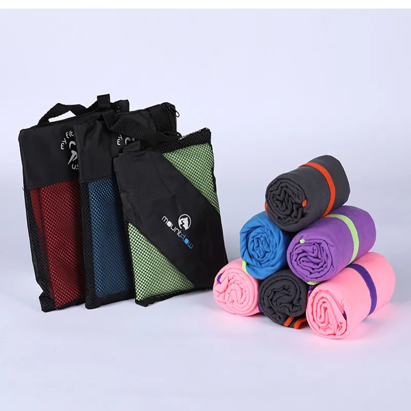 Description Picture 2 of itemThicken quick-dry sports towel multi-functional travel swimming yoga towel blue ultra-soft ultra-light absorbent towel