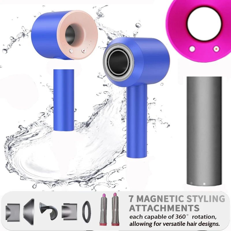 Powerful Hair Dryer Negative Ion Constant Temperature Hot And Cold Air Fast Drying Travel Home Portable Hair Drye