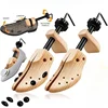 1Pc Woden Shoe Stretcher Women and Men's Shoe Widener Adjustable Wood Shoe Shaper Expander for Wide Feet Stretch Length & Width 1