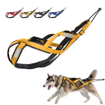 Reflective Dog Sled Harness Waterproof Big Dog Sledding Harnesses