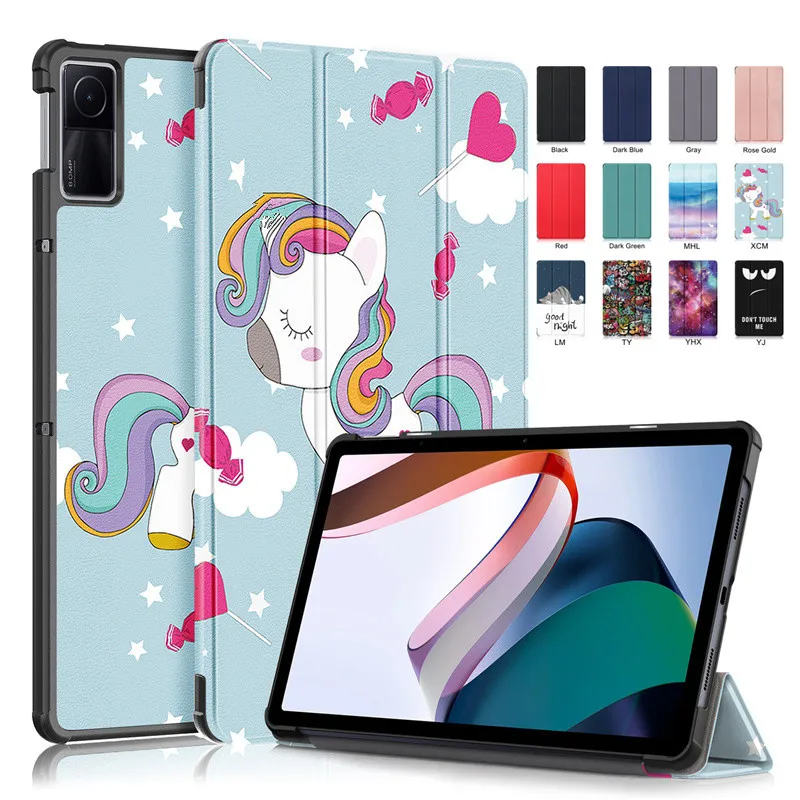 Per Xiaomi Redmi Pad Tablet Case 2022 Smart Pu Leather Stand Magnetic Flip Funda Per Xiaomi Redmi Pad Case Cover Kids